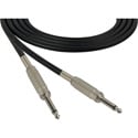 Sescom SC10SS Audio Cable Canare Star-Quad 1/4 TS Mono Male to 1/4 TS Mono Male Black - 10 Foot