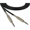Sescom SC3SZSZ Audio Cable Canare Star-Quad 1/4 TRS Balanced Male to 1/4 TRS Balanced Male Black - 3 Foot