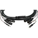 Sescom SCMIX-15 ENG Camera Field Breakaway Cable for Field Mixers 2-Channel XLR w/ Monitor Out - 15 Foot