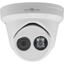 SecurityTronix ST-IP4FTD-2.8 4MP IP Fixed Lens Turret Dome Camera - White