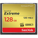 Sandisk Extreme SDCFXS-128G-A46 128GB Compact Flash Card with 400x Speed and 120MBS Read 60MBS Write Speed