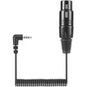 Sennheiser KA600i XLR to 3.5mm TRRS Coiled Cable 15.74 inches (40cm) for devices