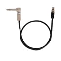Shure WA304 1/4 Inch Right Angle Guitar Cable to TA4F 4 Pin Mini XLR Connector For Shure Wireless Tx - 2 Foot Length