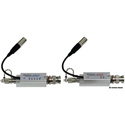 Multidyne SilverBullet Dante Certified Mini Rattler 12G HD/SDI Fiber Optic Link Kit - TX/RX & Case