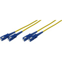 Camplex SMD9-SC-SC-010 9/125 Fiber Optic Patch Cable Single Mode Duplex SC to SC - Yellow - 10 Meter