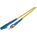 1-Meter 9u/125u Fiber Optic Patch Cable Single Mode Simplex ST to LC - Yellow