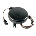 Stage Ninja USB-25-S Retractable USB Cable Reel (Female/Male) - Brown/Black - 25 Foot