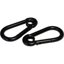 Fehr Brothers SNAP2450-312WE-BLK #2450 5/16 Springhook with Grommet Eye - Black Coated
