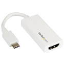 StarTech CDP2HDW USB Type-C to HDMI Adapter - USB-C to Video - White