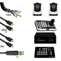 PureLink 2-20-10X-PSW1-CTR1-STR PureStream Pan/Tilt/10x Zoom Two Camera Kit w/ Control/Production Switching & Streaming