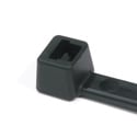 HellermannTyton T30R0C2 5.8 Inch Black Nylon Cable Ties (30 Pounds Tensile Strength) - 100 Pack