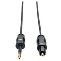 Tripp Lite A104-02M Ultra Thin Toslink to Mini Toslink Digital Optical SPDIF Audio Cable 2M (6.6 Feet)