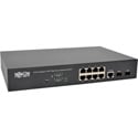 Tripp Lite NGS8C2 8 10/100/1000Mbps Port Gigabit L2 Web-Smart Managed Switch - 2 Dedicated Gigabit SFP Slots - 20 Gbps