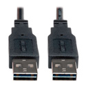 Tripp Lite UR020-006 USB 2.0 Reversible A Male to Reversible A Male Cable - 6 ft