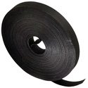 VELCRO® Brand 190984 Tape On A Roll Pressure Sensitive Acrylic Adhesive  Loop - 1 Inch x 25 Yards - Black
