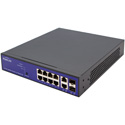 PureLink VIP-NET-0802PP-1G 1G Media Hub with 8 Ports 1000Base-T / 2 Ports 1000Base-X SFP and POEplus