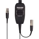 Shure WA360 In-Line Audio Mute Switch for Bodypack Transmitters with TA4F Connector