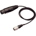 Audio-Technica XLRW Input Cable for UniPak Transmitters