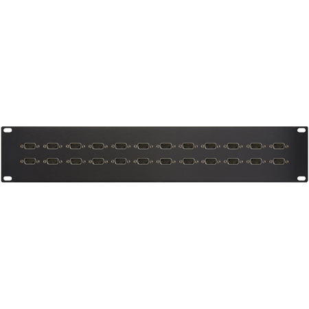 My Custom Shop 24-Point VGA Male-Male Feedthru Patch Panel - 2RU