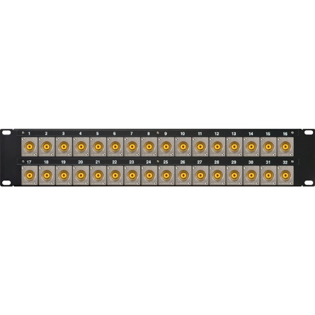 My Custom Shop 32CJ RJSU 32 Port Flushmount RCA To Solder Point Patch Panel 2RU