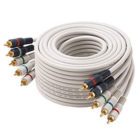 5 RCA to 5 RCA Component Video and Audio Cable- 6Foot