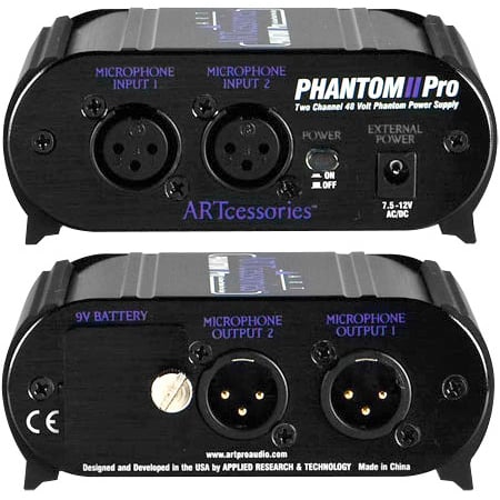 ART Phantom II Pro Dual Channel Phantom Power