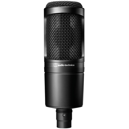 Audio-Technica AT2020 Cardioid Condenser Side-Address Studio Microphone