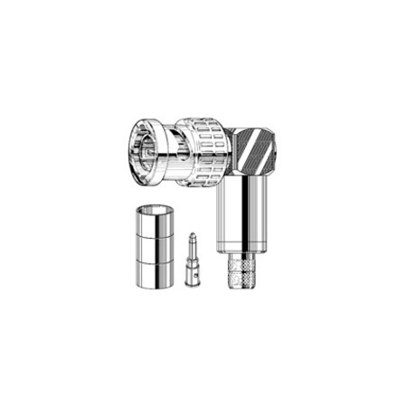 Canare BCP-LC5F 75 Ohm Right Angle BNC Connector