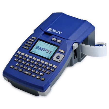 Brady BMP51 Label Printer with Li-Ion Battery Pack & AC Adapter