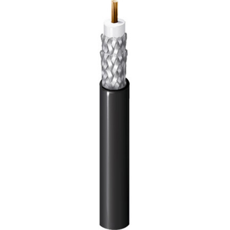 Belden 1694F CM Rated RG6/U Digital Coaxial Cable - Black - 1000 Foot