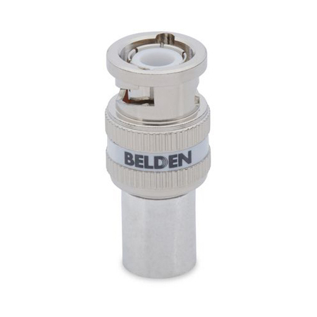 Belden 4794RBUHD1 B50 12 GHz Series 7 1-Piece BNC Compression Connector for 4794R Cable - White Band - Each