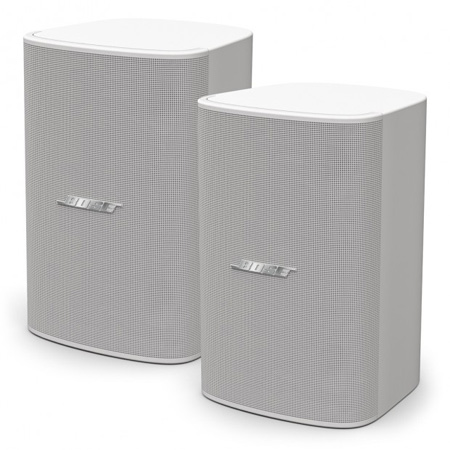 Bose DesignMax DM5SE 5.25-Inch Surface Mount Indoor Outdoor Loudspeakers 60W IP55 Rated - White - Pair