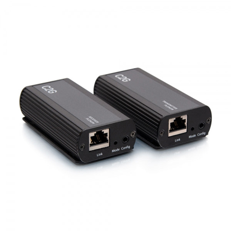 C2G C2G54279 1-Port USB-C Extender Transmitter to Receiver Kit - USB 3.2 Gen 1 (5Gbps) - Plenum Rated