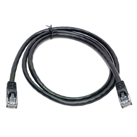 Connectronics UTP CAT5e Patch Cable 350MHz 3 Foot Black
