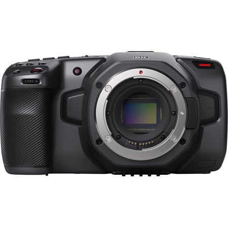 Blackmagic Pocket Cinema Camera 6K - CINECAMPOCHDEF6K with Super 35 Size Sensor - Li-Ion - EF Mount (no lens)