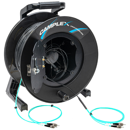 Camplex CMX-LTR04LCM 4-Channel LC OM3 Multimode Indoor-Outdoor Fiber Optic Snake Reel - Thumbnail 5