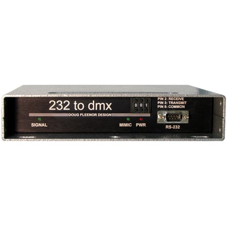 Doug Fleenor Design 2322DMX-5  5 Pin XLR RS-232 to DMX Converter