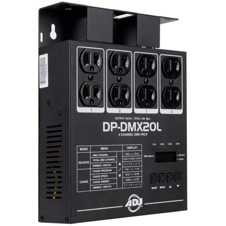 ADJ DP-DMX20L 4 Channel DMX Dimmer Pack