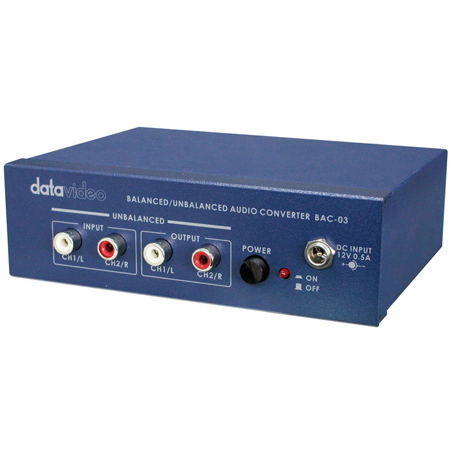 Datavideo BAC-03 Balanced/Unbalanced Audio Box