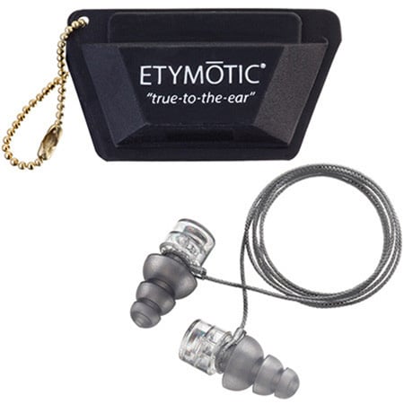 Etymotic ER20XS High-Definition Earplugs with Standard Fit Clear Stem & Frost Tip