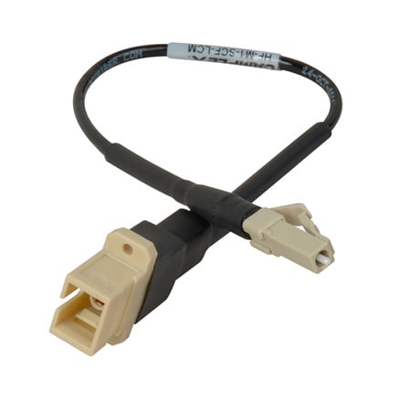 Camplex HF-M1-SCF-LCM SC Female to LC Male OM1 Multimode Fiber Tactical Adapter Cable- 8 Inch