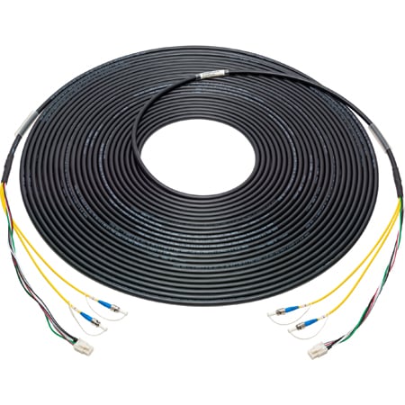 Camplex HF-STBP8-X3 Indoor Riser Triple SMPTE Cable with Three Sets of Dual ST Fiber and 6-pin RG Power - Thumbnail 3
