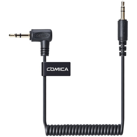 Comica CVM-D-CPX 3.5mm TRS-TRS Coiled Audio Cable for Camera