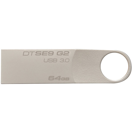 Technology DTSE9G2/64GB DataTraveler SE9 G2 USB - 64 GB - Silver G2 Metal Casing - USB Memory Stick
