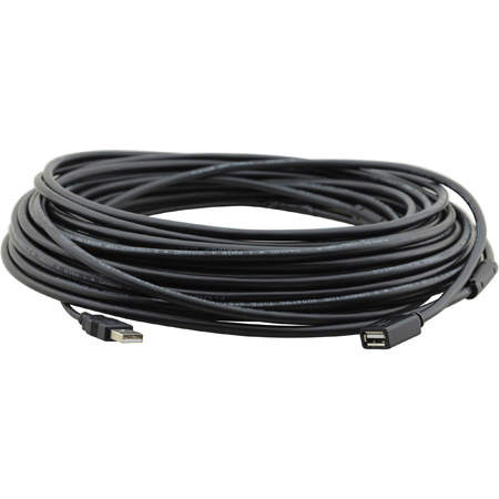 Kramer CPA-UAM/UAF-25 Plenum Rated USB-A (M) to USB-A (F) Active USB Extension Cable - 25 Foot