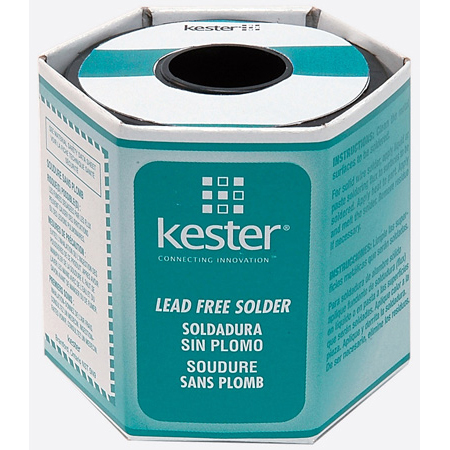 Kester Lead Free SN96 AG3 48 Rosin 031 Diameter 21 AWG  Solder Wire One Pound Roll