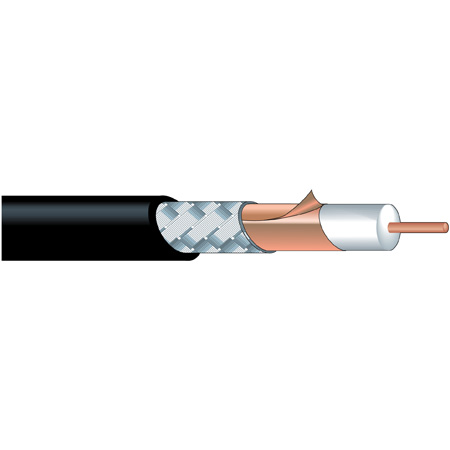 Tributaries Cable SPDIF Coaxial 0,5m Cable coaxial libre de oxigen