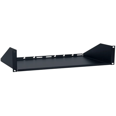 Lowell US-210 2RU Utility Rack Shelf / Solid Base / 10 Inch Deep