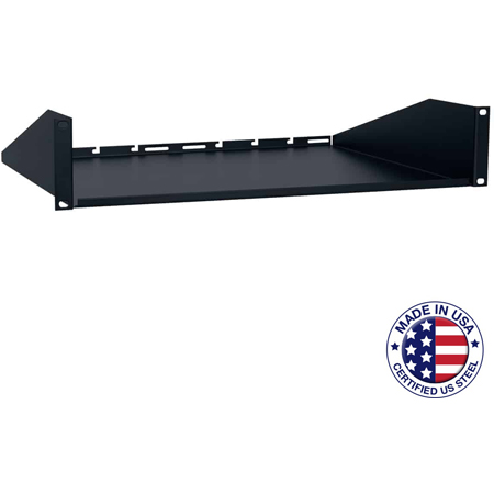 Lowell US-214MC 2RU Utility Rack Shelf / Solid Base / 14 Inch Deep / 50 ...