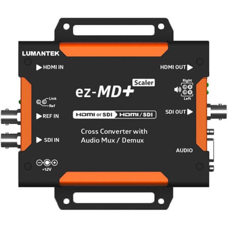 Lumantek EZ-MDPLUS HDMI/SDI Cross Converter with Audio Mux/Demux and Scaler